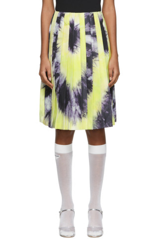 Purple tie dye skirt clearance