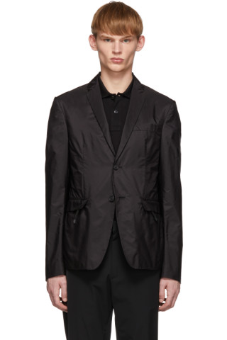 Prada: Black Puma Blazer | SSENSE