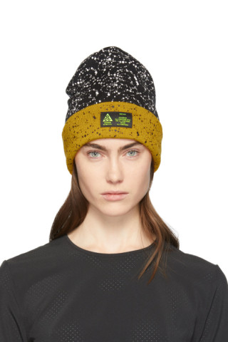 NikeLab , Bonnet noir et jaune ACG édition Errolson Hugh