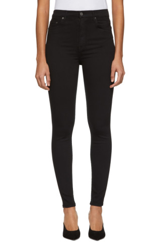 Grlfrnd: Black Kendall Jeans | SSENSE