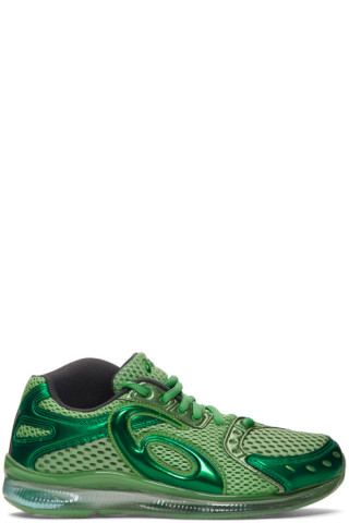 carbón De confianza Parte Kiko Kostadinov: Green Asics Edition GEL-Sokat Infinity Sneakers | SSENSE