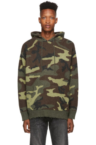 R13 camo sequin hoodie clearance