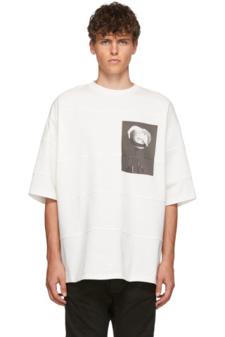 ALMOSTBLACK: White Rose T-Shirt | SSENSE