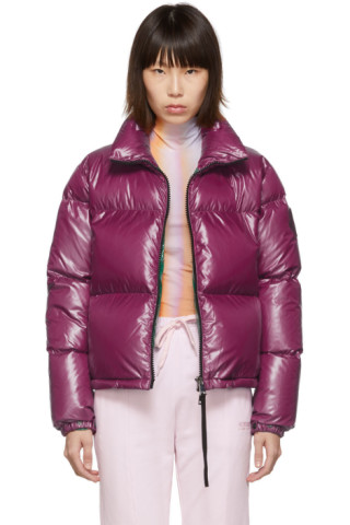 Moncler: Purple Down Rimac Jacket | SSENSE