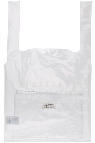 Maison Margiela: Transparent Three Piece Plastic Tote