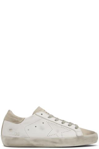 Golden Goose: White Superstar Sneakers | SSENSE