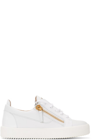 Giuseppe Zanotti: White Gail Sneakers | SSENSE