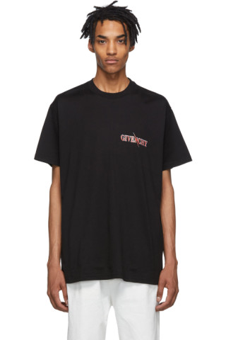 Givenchy: Black Oversized Scorpio T-Shirt | SSENSE