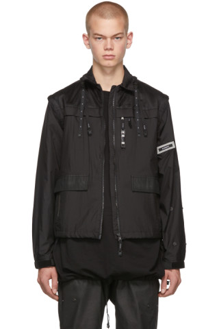 Blackmerle: Black Shirt Jacket | SSENSE