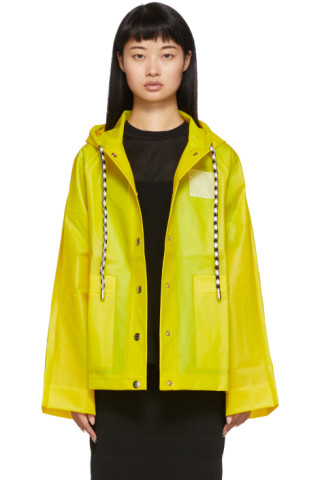 Proenza Schouler: Yellow Care Label Rain Jacket | SSENSE