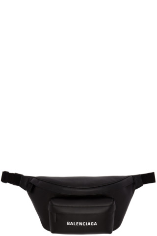 balenciaga fanny pack black