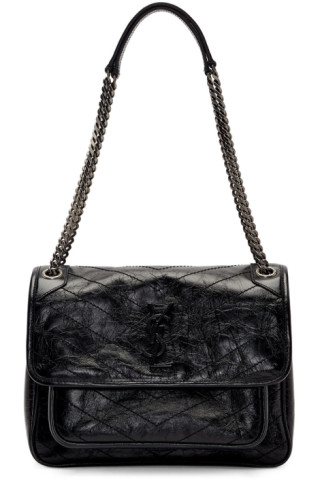 Saint Laurent: Black Medium Niki Bag | SSENSE