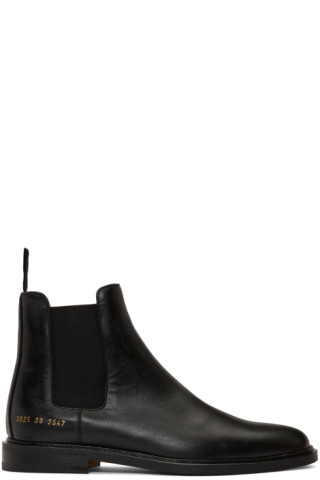 common projects chelsea boots black