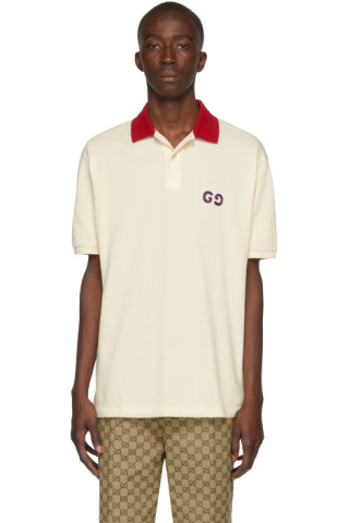 Gucci: Off-White GG Polo | SSENSE
