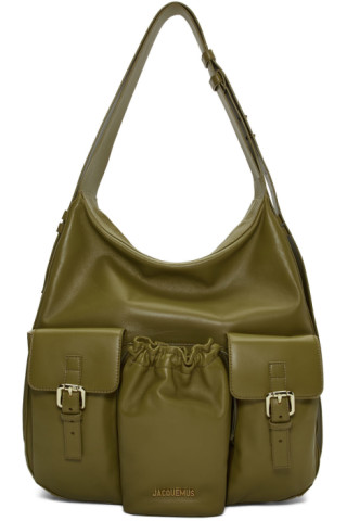 Jacquemus Khaki Le Iba Bag SSENSE Canada jacquemus-khaki-le-iba-bag-ssense-canada
