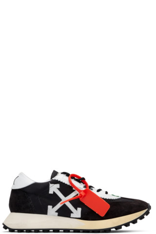 Off-White: Black & White Running Sneakers | SSENSE