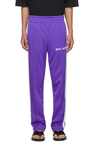 Palm Angels: Purple Classic Track Pants | SSENSE