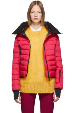 Moncler Grenoble: Pink Down Vonne Jacket | SSENSE