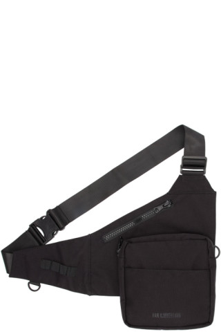 Han Kjobenhavn: Black Triangle Messenger Bag | SSENSE