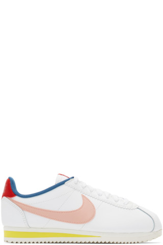 white pink nike cortez