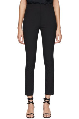 rag & bone: Black Simone Trousers | SSENSE Canada