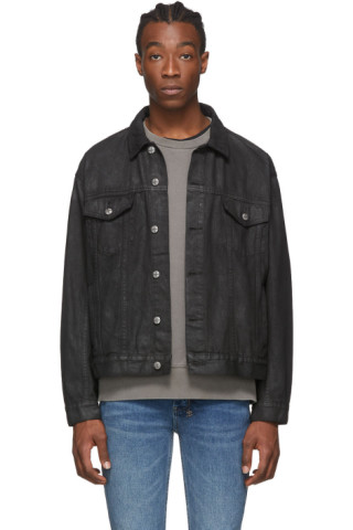 Ksubi: Black Denim OH G Jacket | SSENSE