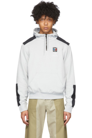 PHIPPS Grey Millet Edition Contrast Hoodie SSENSE phipps-grey-millet-edition-contrast-hoodie-ssense