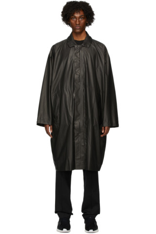 Y-3: Black Travel Raincoat | SSENSE