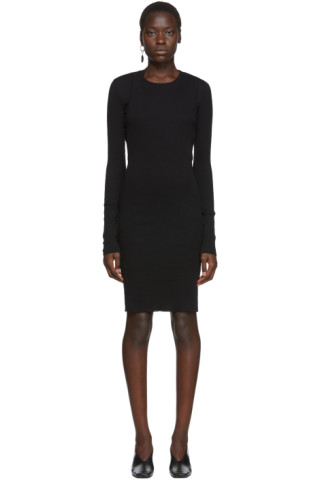 Helmut Lang: Black Double Layer Dress | SSENSE