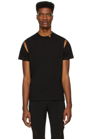 SPENCER BADU: Black Head T-Shirt | SSENSE