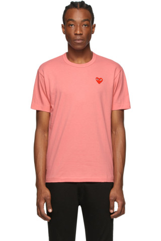 comme des garcons play pink heart