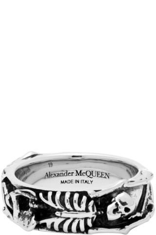 alexander mcqueen dancing skeleton ring