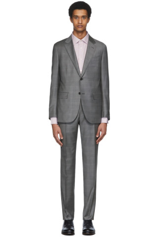 Ermenegildo Zegna: Grey Wool Milano Suit | SSENSE