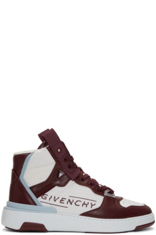 givenchy burgundy sneakers