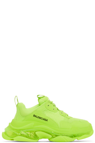 balenciaga shoes triple s yellow