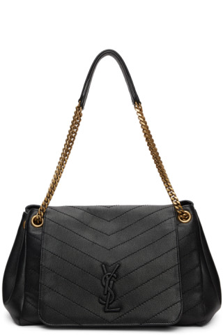 Saint Laurent: Black Medium Nolita Bag | SSENSE