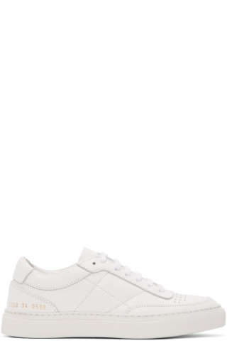 Common Projects: White Classic Resort Sneakers | SSENSE