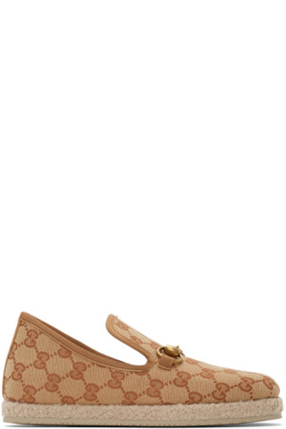 gucci loafers beige