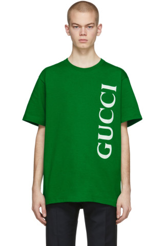 Gucci: Green Oversized T-Shirt | SSENSE