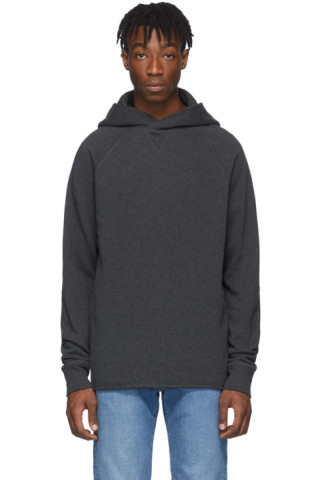 unhemmed hoodie