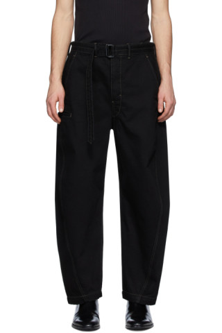 LEMAIRE: Black Twisted Jeans | SSENSE