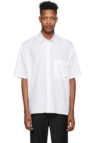 Études: White Illusion Monogram Shirt | SSENSE