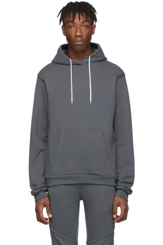 John Elliott: Grey Beach Hoodie | SSENSE UK