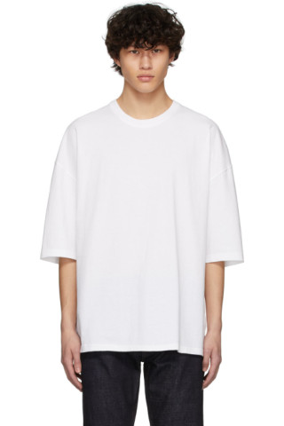White Oversized T-Shirt by Bottega Veneta on Sale