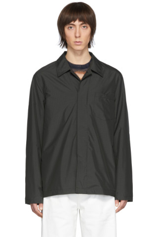 Our Legacy: Grey Tech Archive Shirt Jacket | SSENSE