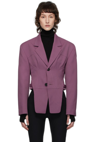 AMBUSH: Pink Short Blazer | SSENSE