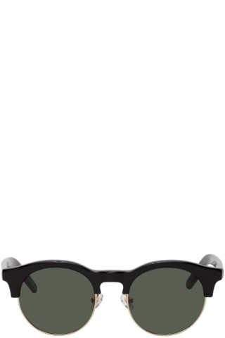 Han Kjobenhavn: Black & Silver Smith Sunglasses | SSENSE