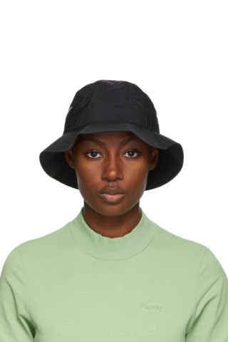 Nike: Black Stüssy Edition Bucket Hat | SSENSE