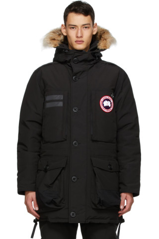 Canada Goose: Black Down Macculloch Parka | SSENSE