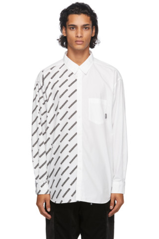 Neighborhood: White Cotton 2 Face Shirt | SSENSE